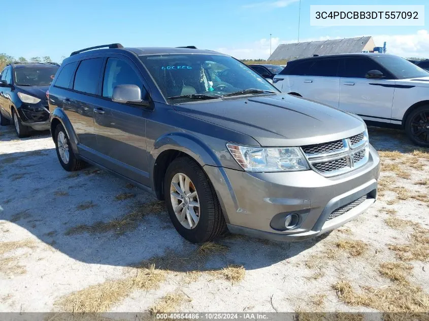 2013 Dodge Journey Sxt VIN: 3C4PDCBB3DT557092 Lot: 40654486