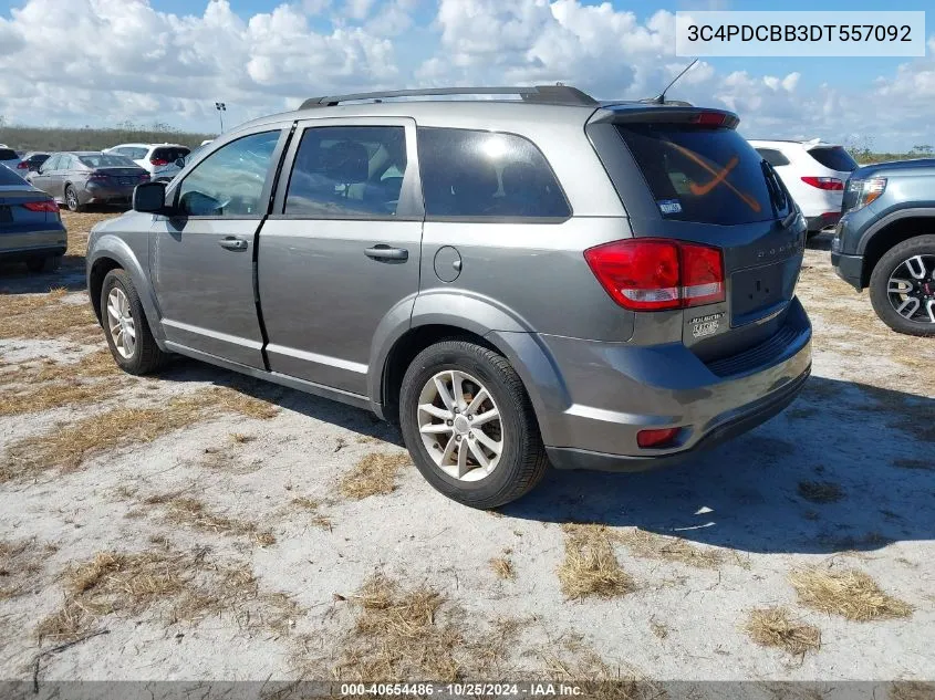 2013 Dodge Journey Sxt VIN: 3C4PDCBB3DT557092 Lot: 40654486