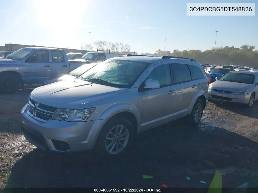 2013 Dodge Journey Sxt VIN: 3C4PDCBG5DT548826 Lot: 40661592