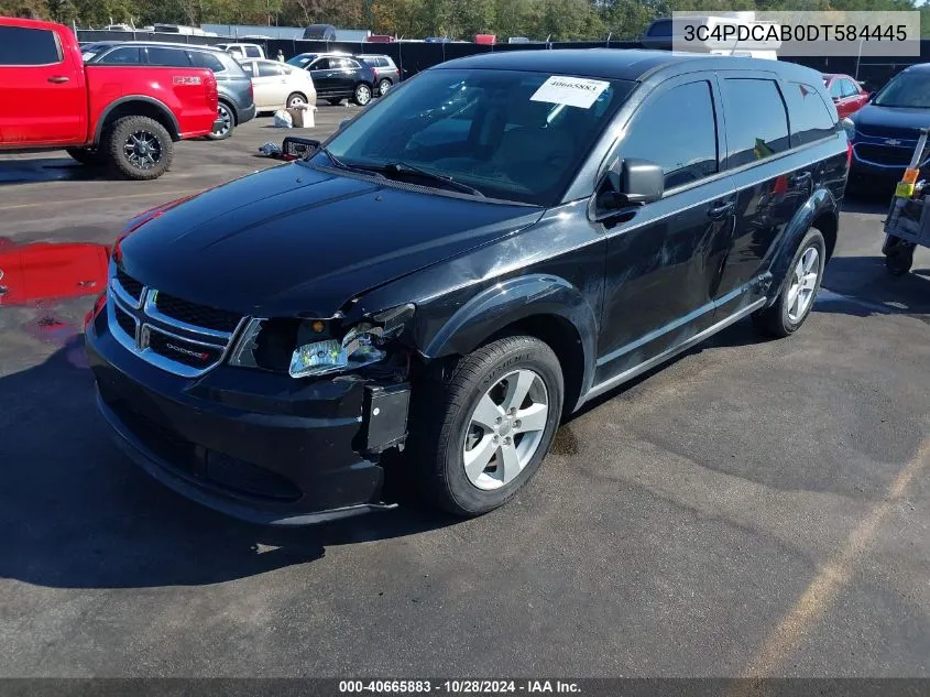 2013 Dodge Journey American Value Pkg VIN: 3C4PDCAB0DT584445 Lot: 40665883