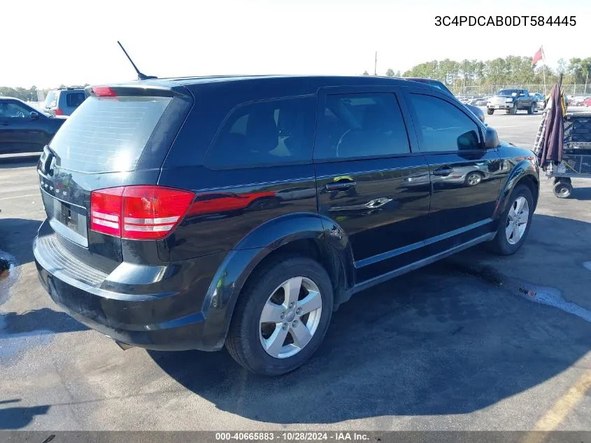 2013 Dodge Journey American Value Pkg VIN: 3C4PDCAB0DT584445 Lot: 40665883