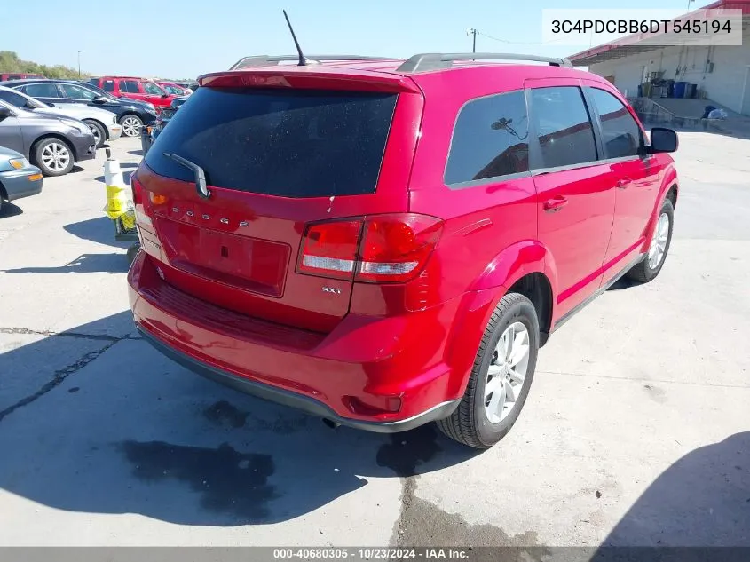 3C4PDCBB6DT545194 2013 Dodge Journey Sxt