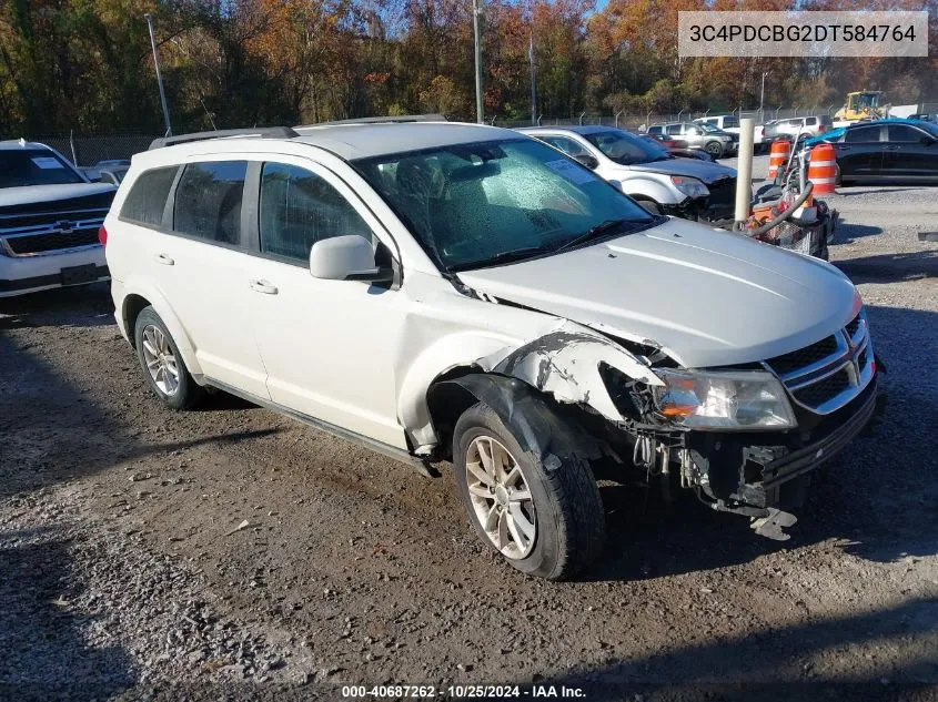 2013 Dodge Journey Sxt VIN: 3C4PDCBG2DT584764 Lot: 40687262