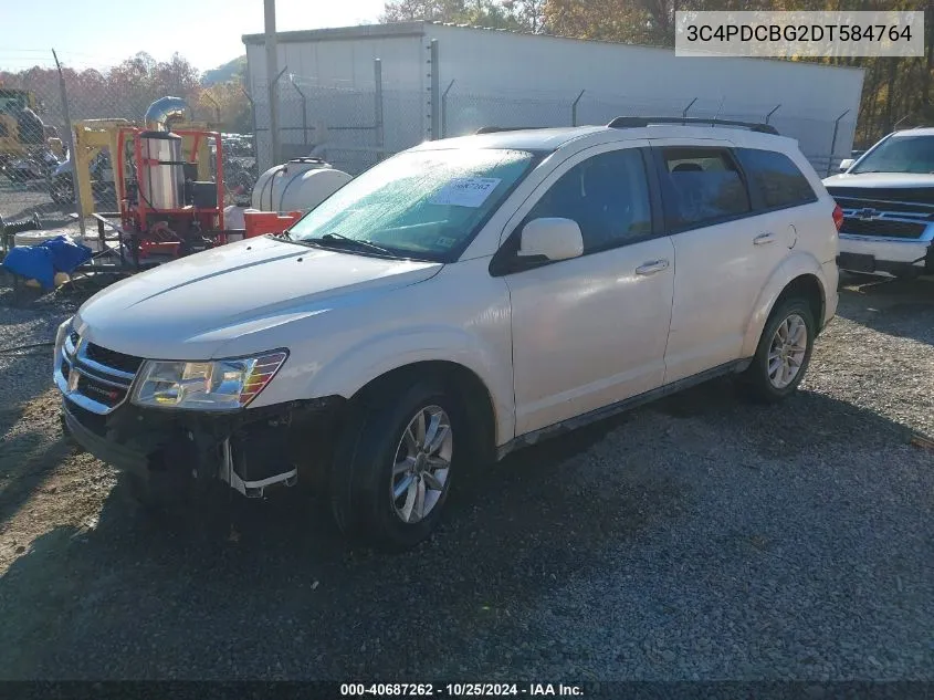 2013 Dodge Journey Sxt VIN: 3C4PDCBG2DT584764 Lot: 40687262