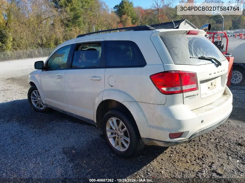 2013 Dodge Journey Sxt VIN: 3C4PDCBG2DT584764 Lot: 40687262