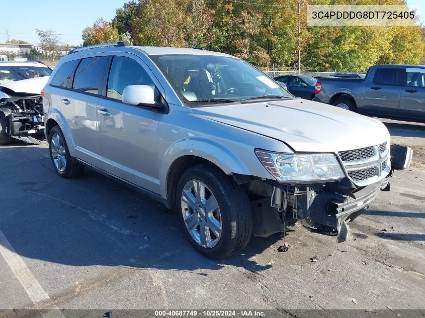 2013 Dodge Journey Crew VIN: 3C4PDDDG8DT725405 Lot: 40687749