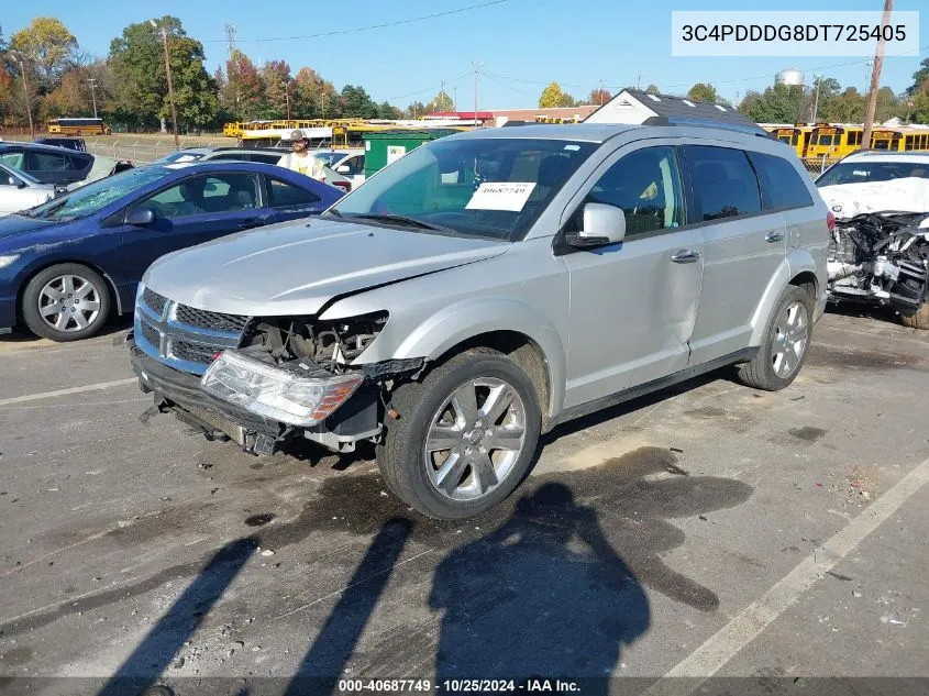 2013 Dodge Journey Crew VIN: 3C4PDDDG8DT725405 Lot: 40687749