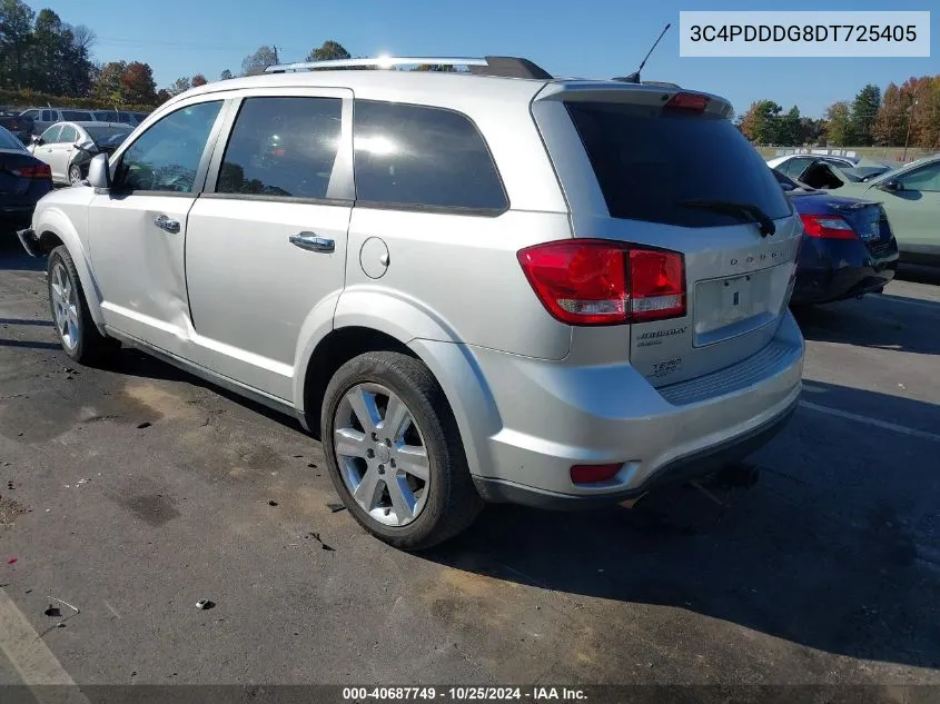 2013 Dodge Journey Crew VIN: 3C4PDDDG8DT725405 Lot: 40687749