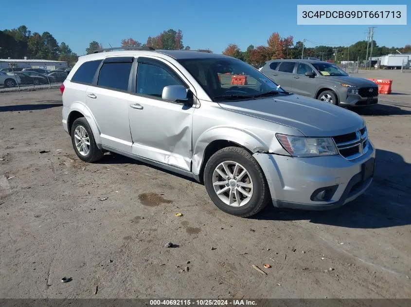 2013 Dodge Journey Sxt VIN: 3C4PDCBG9DT661713 Lot: 40692115