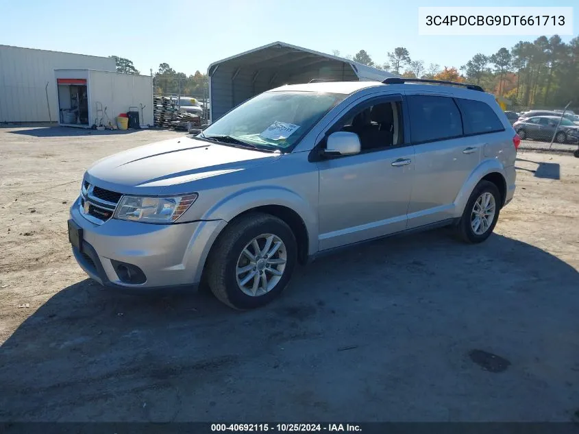 2013 Dodge Journey Sxt VIN: 3C4PDCBG9DT661713 Lot: 40692115