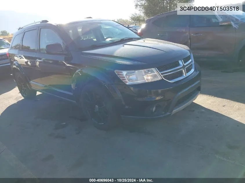 2013 Dodge Journey Crew VIN: 3C4PDCDG4DT503518 Lot: 40696043