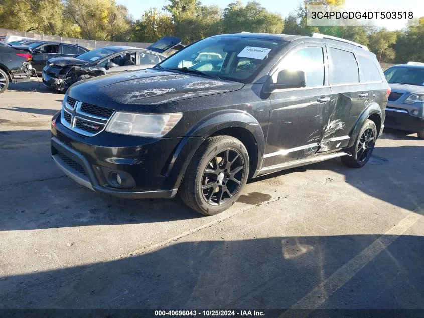 2013 Dodge Journey Crew VIN: 3C4PDCDG4DT503518 Lot: 40696043