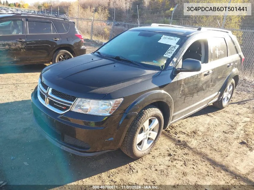 2013 Dodge Journey Se VIN: 3C4PDCAB6DT501441 Lot: 40700071