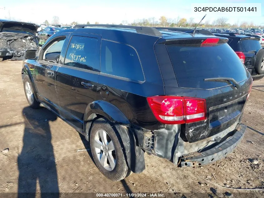 2013 Dodge Journey Se VIN: 3C4PDCAB6DT501441 Lot: 40700071