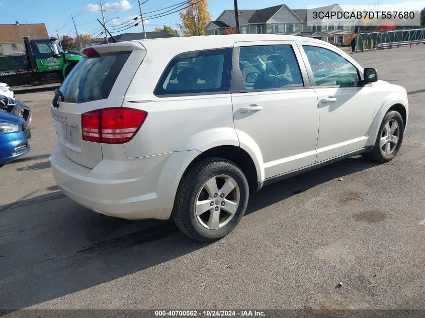 2013 Dodge Journey American Value Pkg VIN: 3C4PDCAB7DT557680 Lot: 40700562