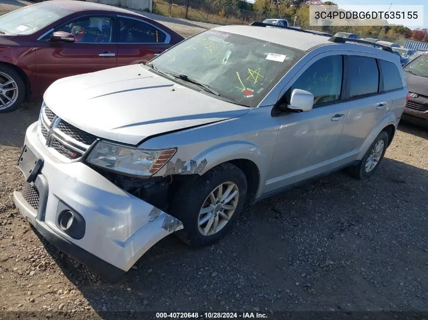 2013 Dodge Journey Sxt VIN: 3C4PDDBG6DT635155 Lot: 40720648