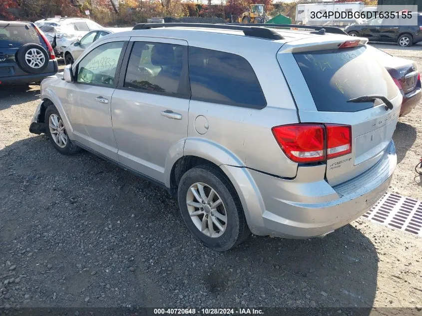 2013 Dodge Journey Sxt VIN: 3C4PDDBG6DT635155 Lot: 40720648