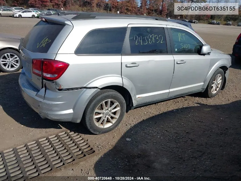 3C4PDDBG6DT635155 2013 Dodge Journey Sxt