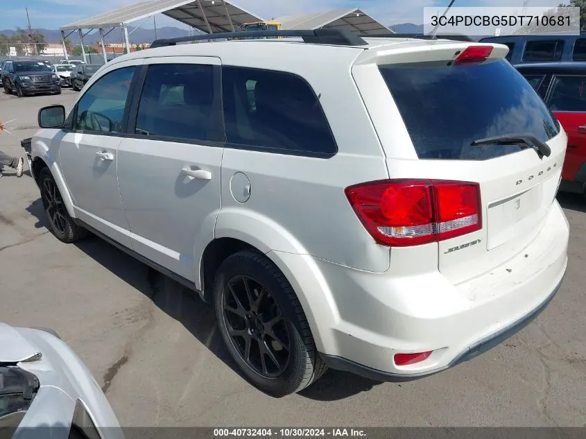 2013 Dodge Journey Sxt VIN: 3C4PDCBG5DT710681 Lot: 40732404