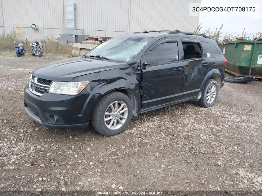 2013 Dodge Journey Sxt/Crew VIN: 3C4PDCCG4DT708175 Lot: 40738879