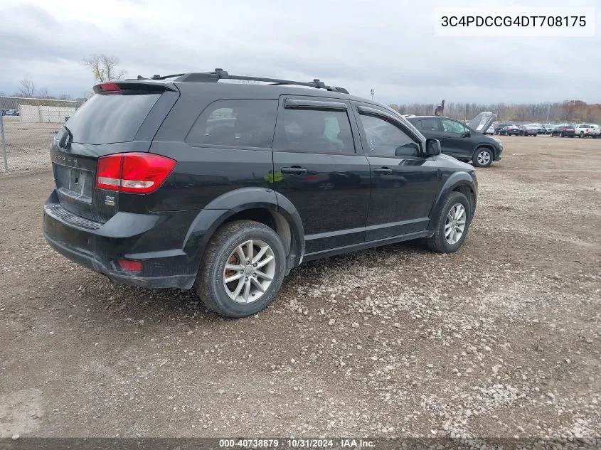 2013 Dodge Journey Sxt/Crew VIN: 3C4PDCCG4DT708175 Lot: 40738879