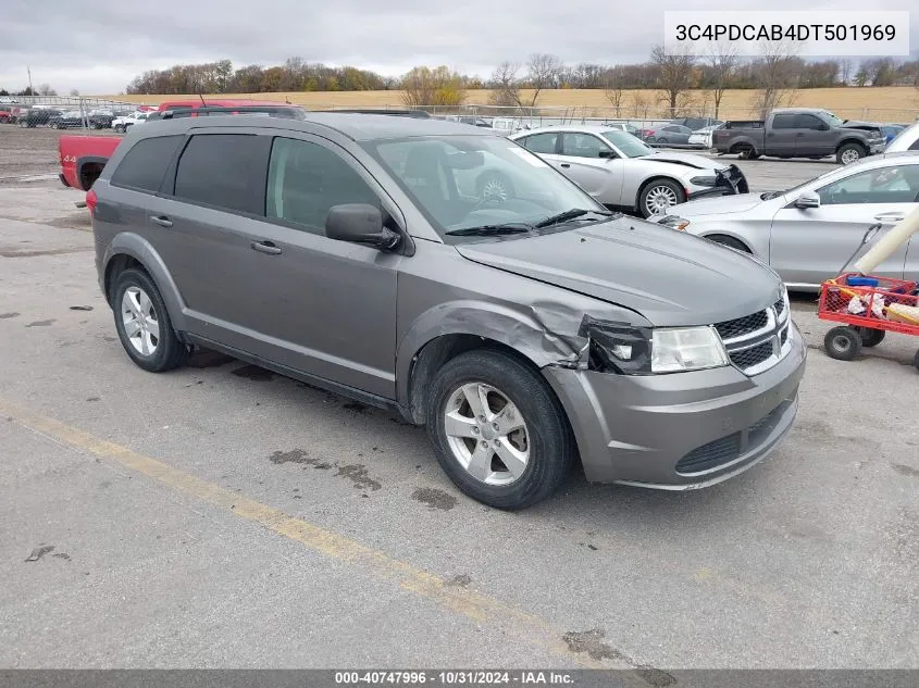 2013 Dodge Journey Se VIN: 3C4PDCAB4DT501969 Lot: 40747996