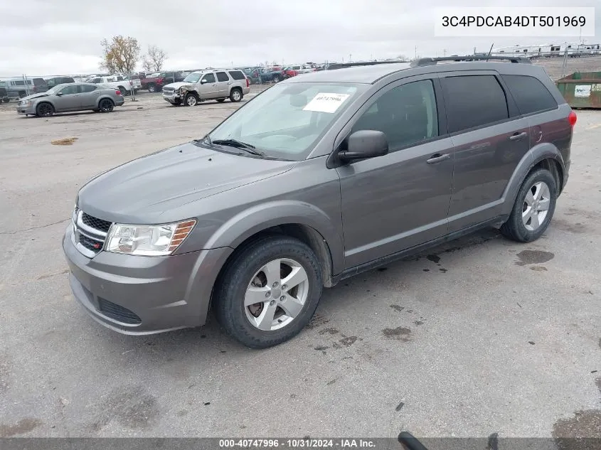 2013 Dodge Journey Se VIN: 3C4PDCAB4DT501969 Lot: 40747996