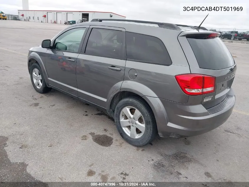 2013 Dodge Journey Se VIN: 3C4PDCAB4DT501969 Lot: 40747996