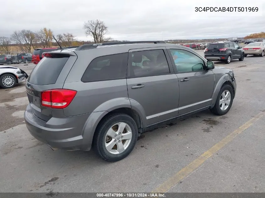 2013 Dodge Journey Se VIN: 3C4PDCAB4DT501969 Lot: 40747996