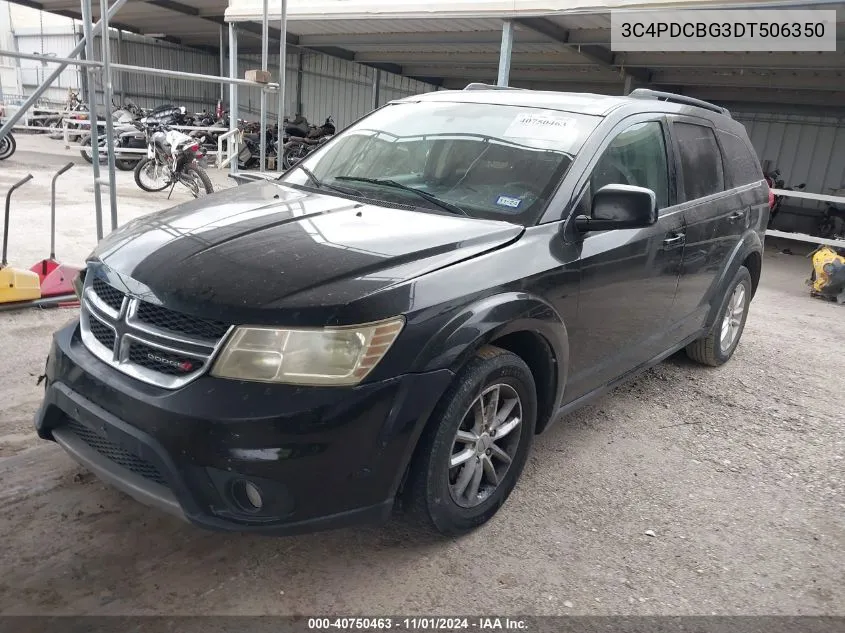 2013 Dodge Journey Sxt VIN: 3C4PDCBG3DT506350 Lot: 40750463