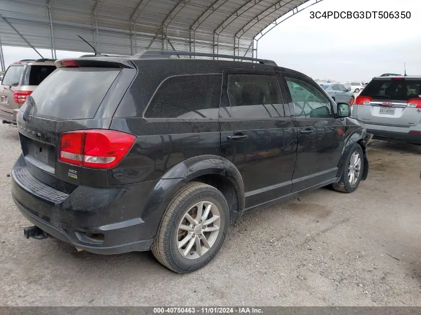 2013 Dodge Journey Sxt VIN: 3C4PDCBG3DT506350 Lot: 40750463