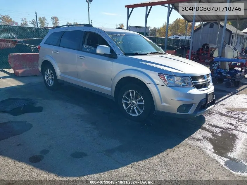 2013 Dodge Journey Sxt VIN: 3C4PDCBG7DT710746 Lot: 40759049