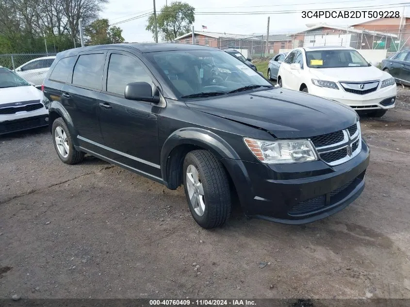 2013 Dodge Journey American Value Pkg VIN: 3C4PDCAB2DT509228 Lot: 40760409