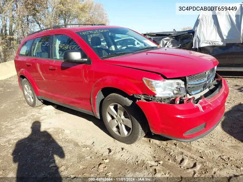 2013 Dodge Journey American Value Pkg VIN: 3C4PDCAB0DT659449 Lot: 40762664