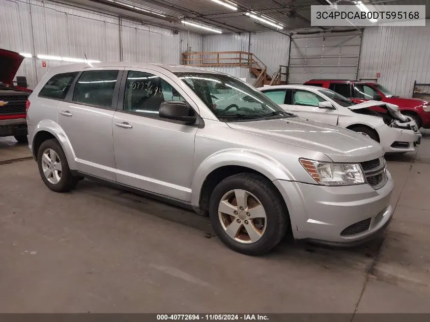 2013 Dodge Journey American Value Pkg VIN: 3C4PDCAB0DT595168 Lot: 40772694