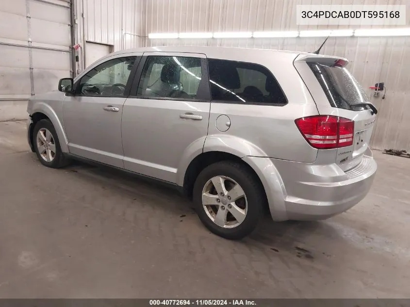 2013 Dodge Journey American Value Pkg VIN: 3C4PDCAB0DT595168 Lot: 40772694