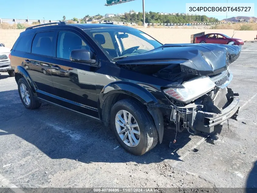 2013 Dodge Journey Sxt VIN: 3C4PDCBG6DT645727 Lot: 40786696