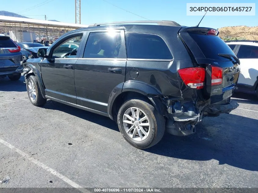 2013 Dodge Journey Sxt VIN: 3C4PDCBG6DT645727 Lot: 40786696