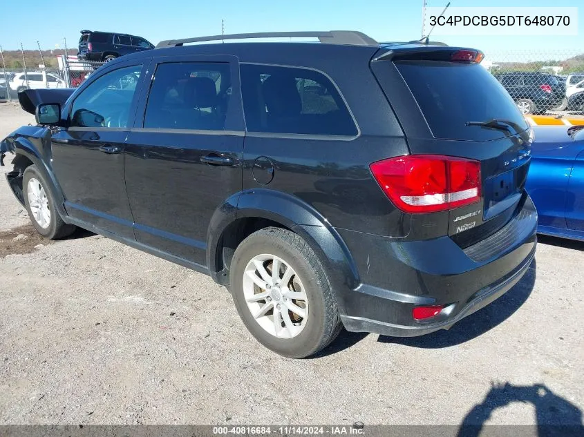 3C4PDCBG5DT648070 2013 Dodge Journey Sxt