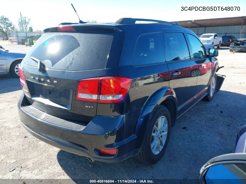 3C4PDCBG5DT648070 2013 Dodge Journey Sxt