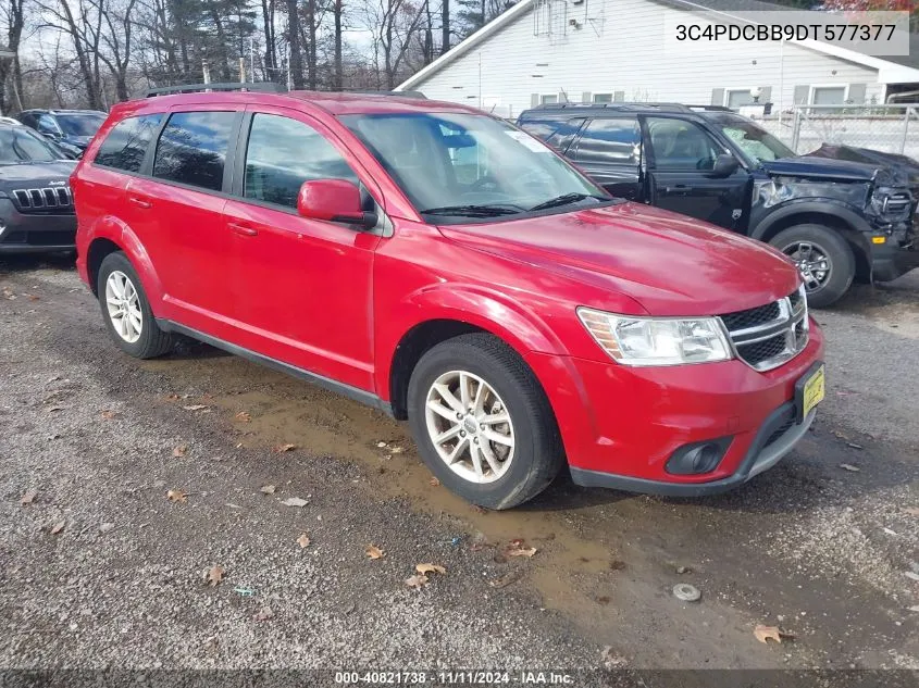 2013 Dodge Journey Sxt VIN: 3C4PDCBB9DT577377 Lot: 40821738