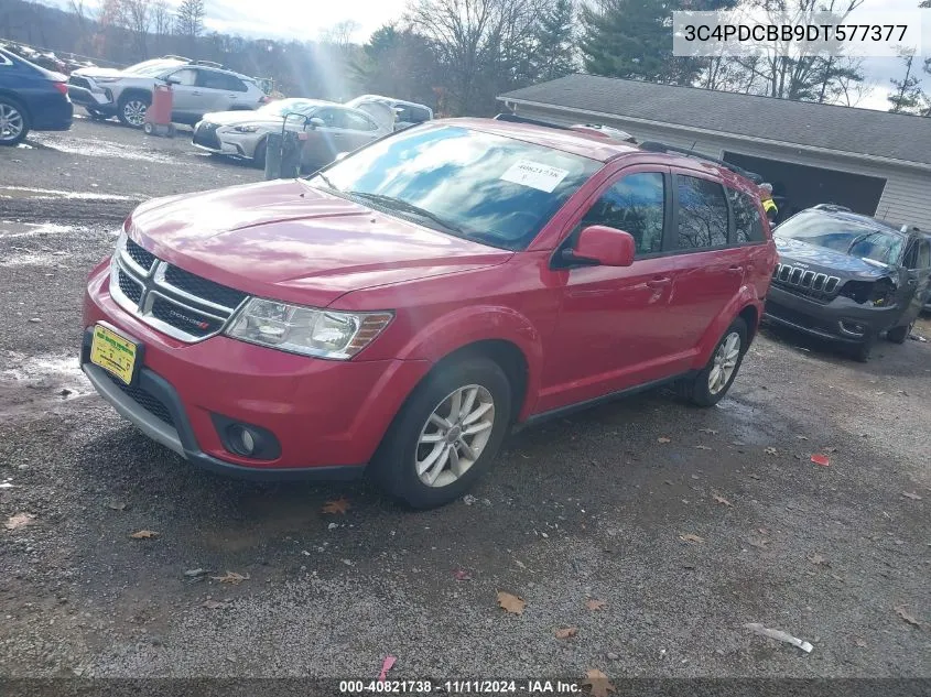 2013 Dodge Journey Sxt VIN: 3C4PDCBB9DT577377 Lot: 40821738