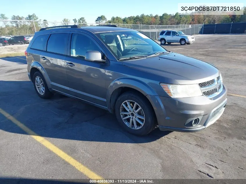 3C4PDCBB7DT721850 2013 Dodge Journey Sxt