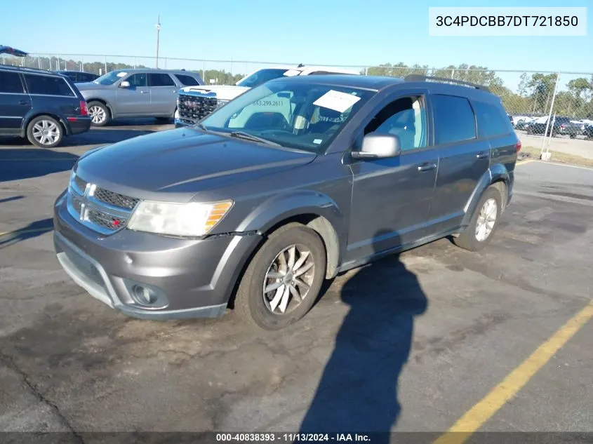 3C4PDCBB7DT721850 2013 Dodge Journey Sxt