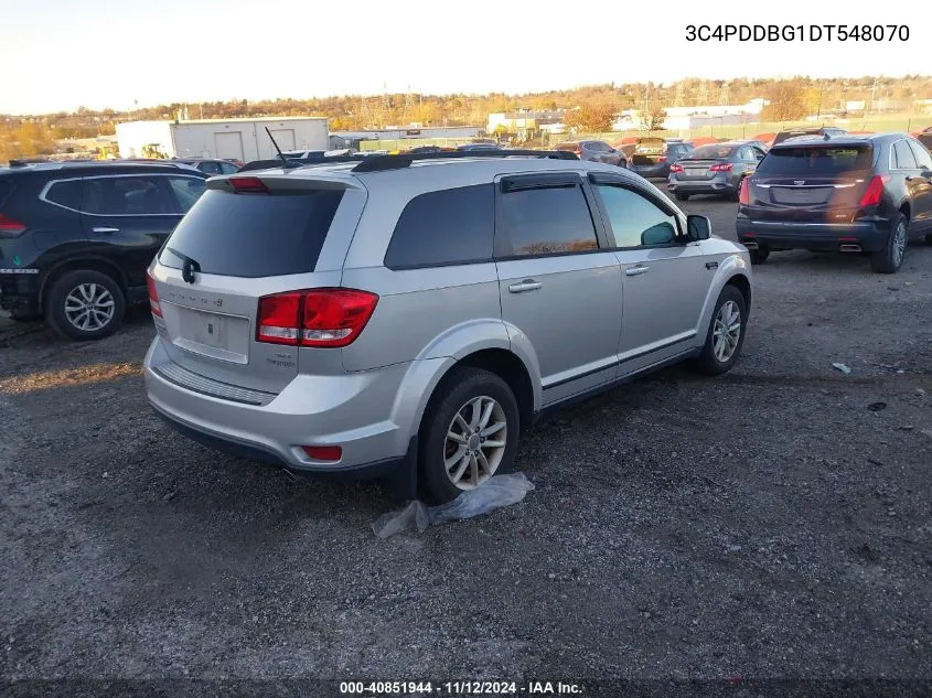 2013 Dodge Journey Sxt VIN: 3C4PDDBG1DT548070 Lot: 40851944