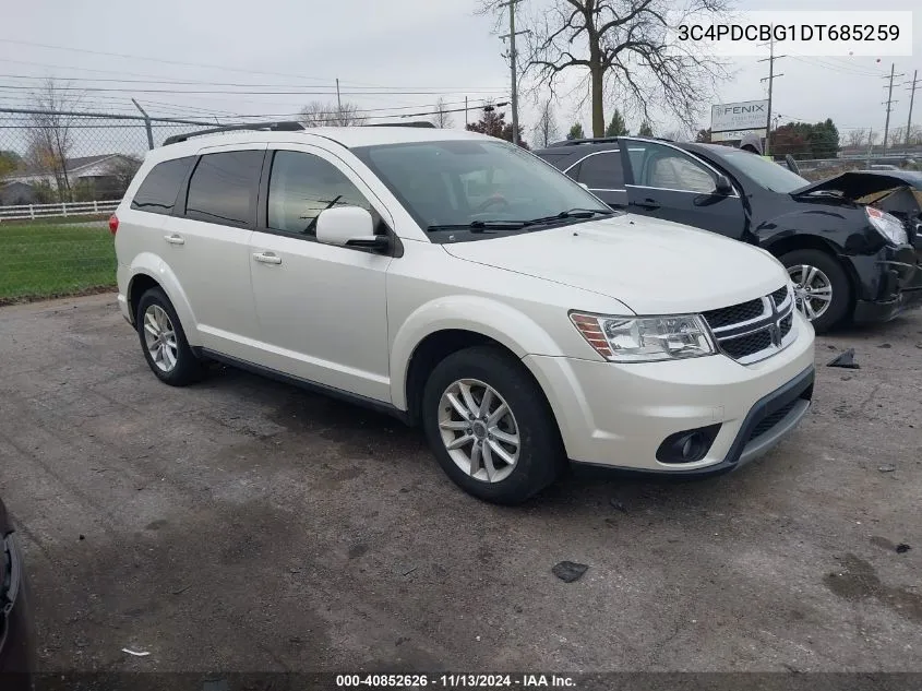 2013 Dodge Journey Sxt VIN: 3C4PDCBG1DT685259 Lot: 40852626