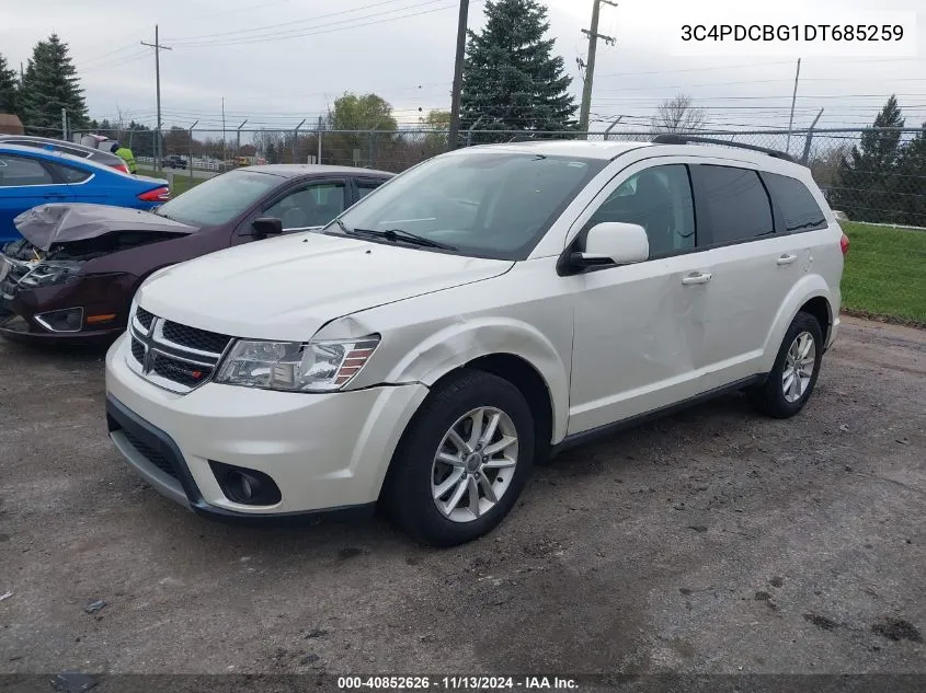 2013 Dodge Journey Sxt VIN: 3C4PDCBG1DT685259 Lot: 40852626