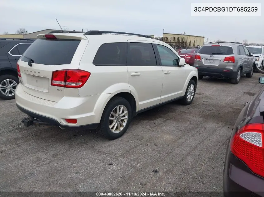 2013 Dodge Journey Sxt VIN: 3C4PDCBG1DT685259 Lot: 40852626