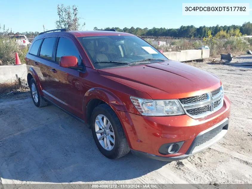 2013 Dodge Journey Sxt VIN: 3C4PDCBGXDT517782 Lot: 40867272