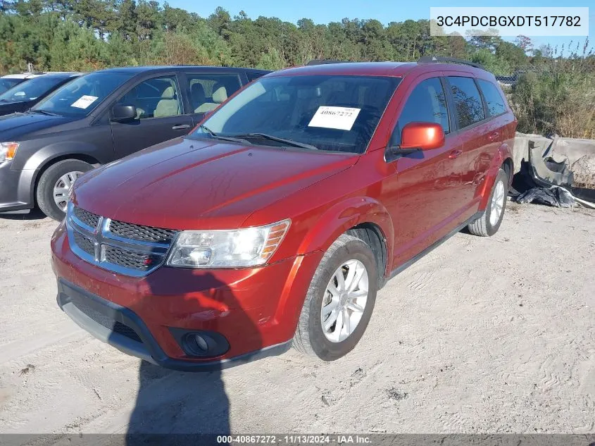 2013 Dodge Journey Sxt VIN: 3C4PDCBGXDT517782 Lot: 40867272